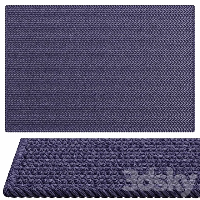 Woven carpet 3DModel Woven carpet 3DModel