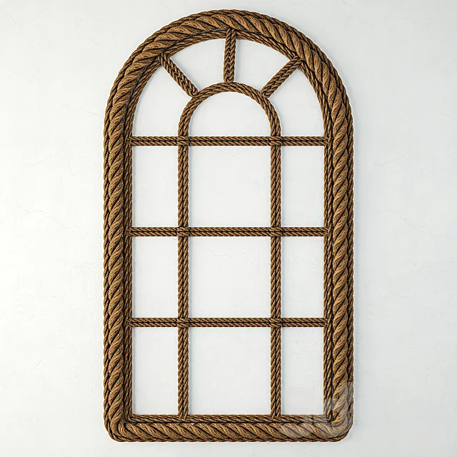 Woven Jute Arch Wall Decor _ Pier 1 Imports 3D Model Woven Jute Arch Wall Decor _ Pier 1 Imports 3D Model