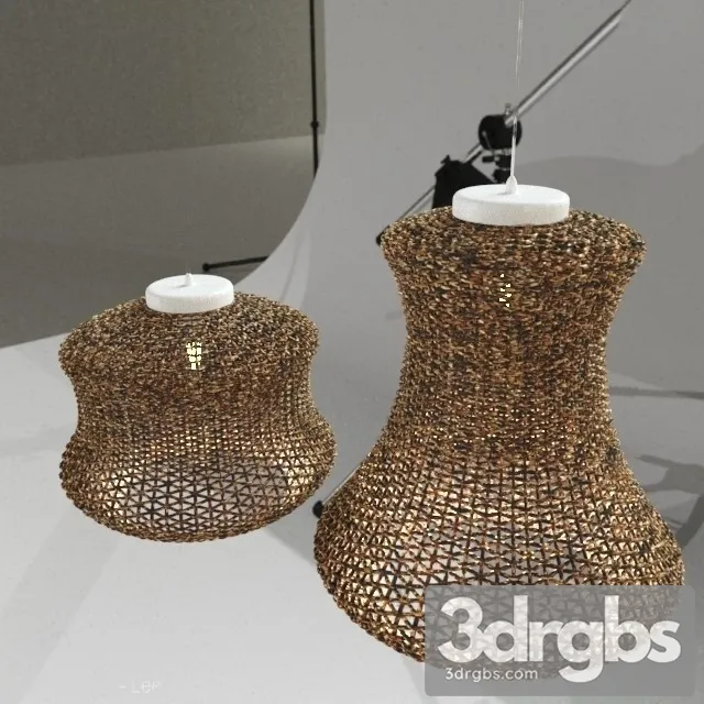 Woven Lamp 3D Model Download