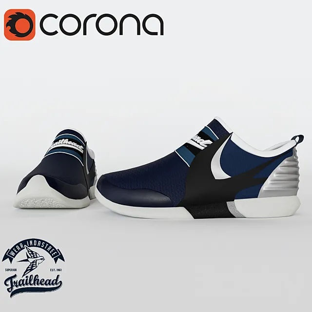 Woven shoes Trailhead 3D Model