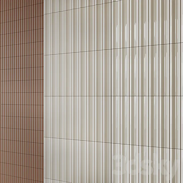 WOW FACES Collection Tiles 3D Model