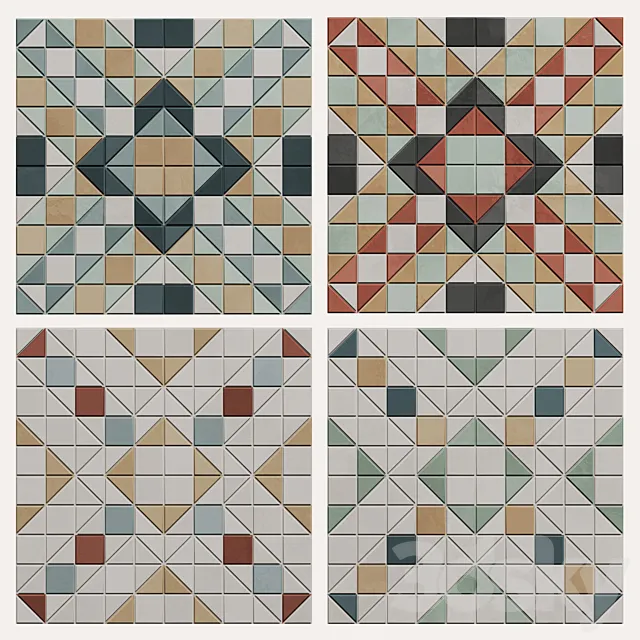 Wow Tesserae Porcelain Tiles 3D Model
