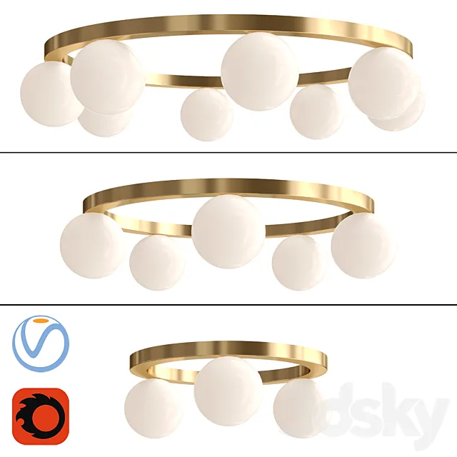 Wreath gold 3D Model