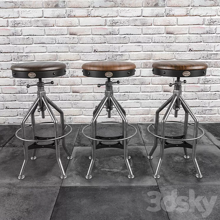 Wright Stool 3D Model