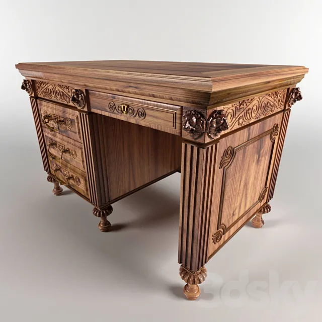 Writing desk 3D Model