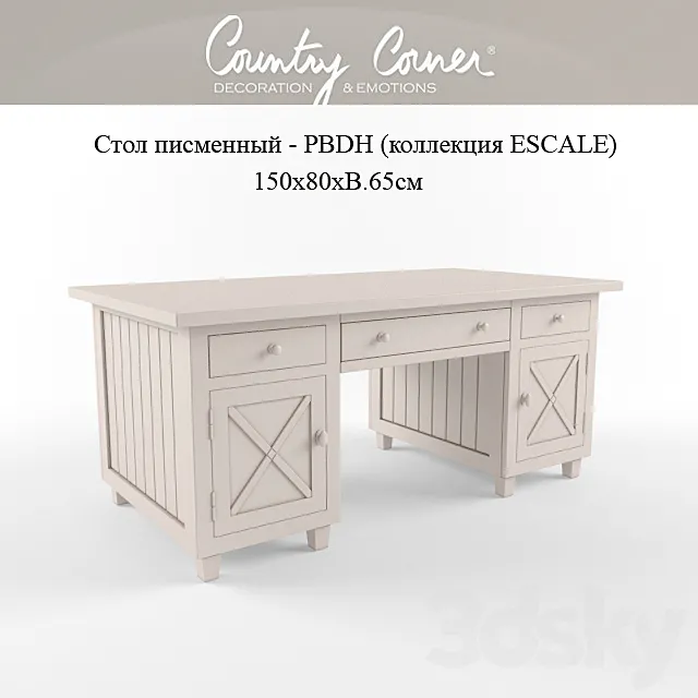 writing-desk – PBDH Country corner 3D Model writing-desk – PBDH Country corner 3D Model