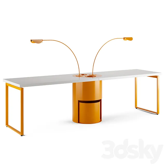 Writing desk Zalf BOOG 3D Model