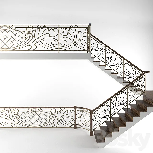 Wrought fence 3D Model