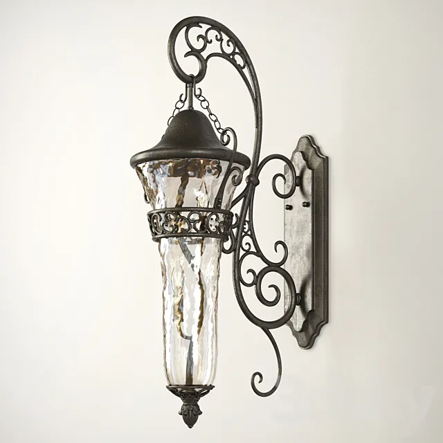 wrought-iron sconces 3D Model