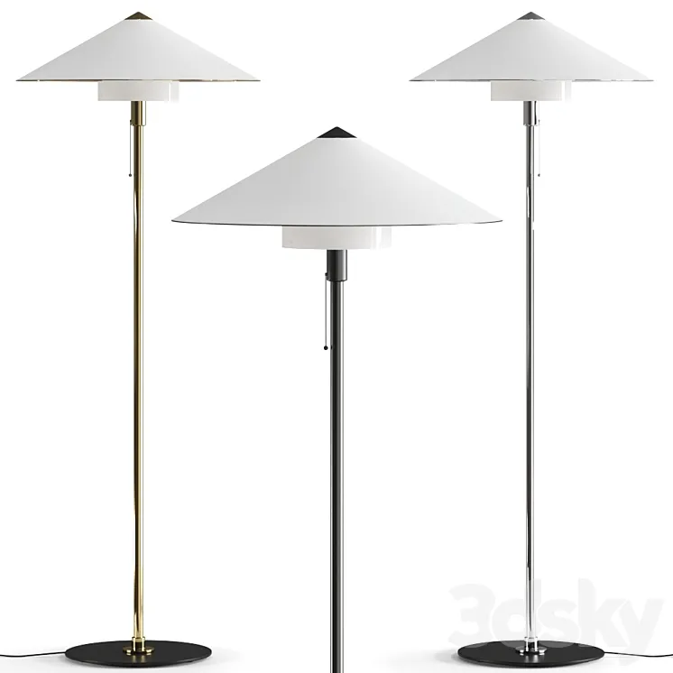 Wstl30 Bauhaus Wagenfeld by Tecnolumen Floor Lamp 3D Model Free Download