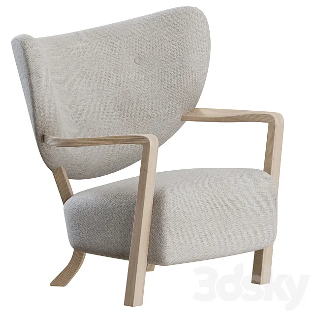Wulff ATD2 Lounge chair by & Tradition 3DModel