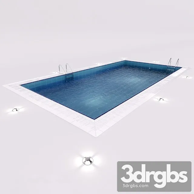 Wwimming Pool Scene 2 3D Model Download