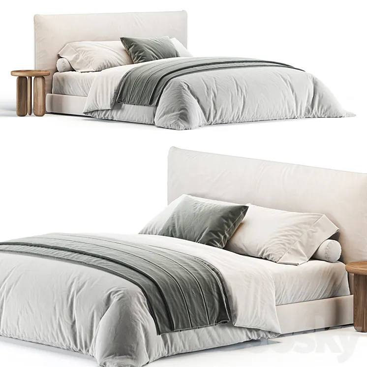 Wythe Bed 3D Model Free Download