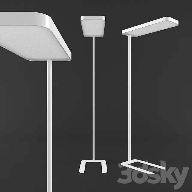 XAL _ Metric LED Floor 3D Model XAL _ Metric LED Floor 3D Model