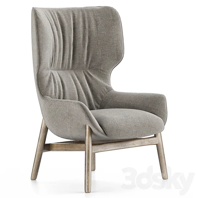 XAYLON armchair By PARLA design 3DModel