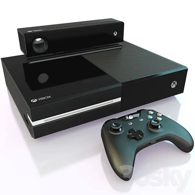xbox one 3D Model