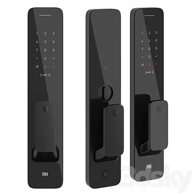 Xiaomi Automatic Smart Door Lock 3D Model
