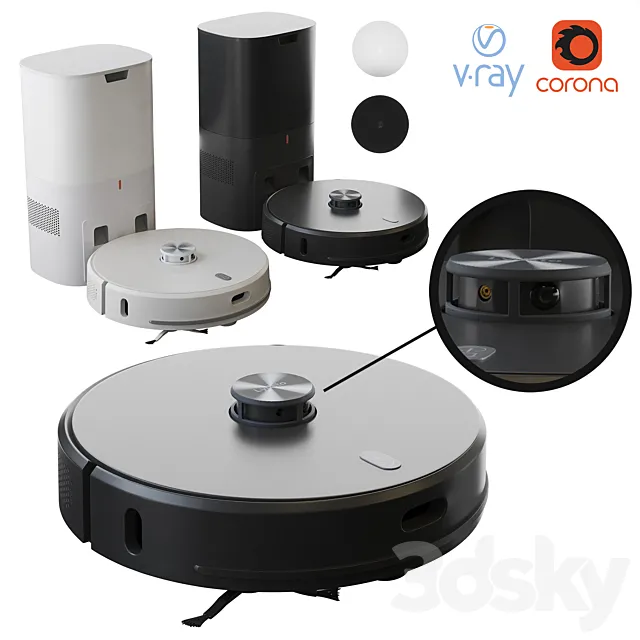 Xiaomi Lydsto Robot Vacuum Cleaner 3D Model