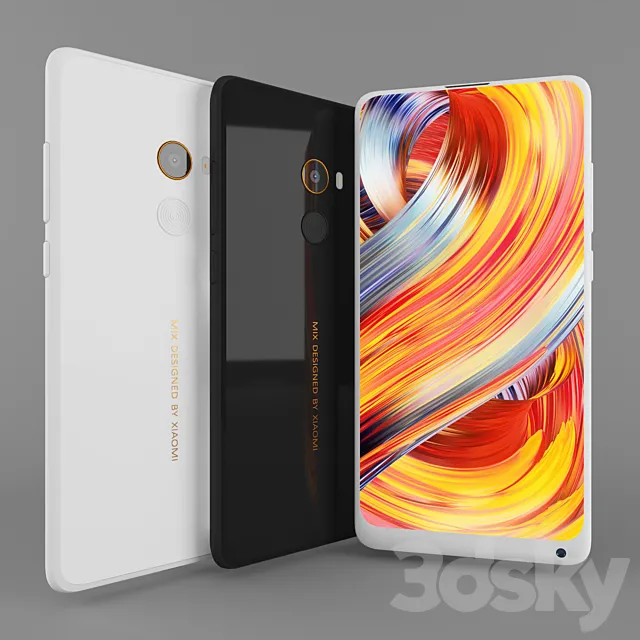 Xiaomi Mi Mix 2 3D Model