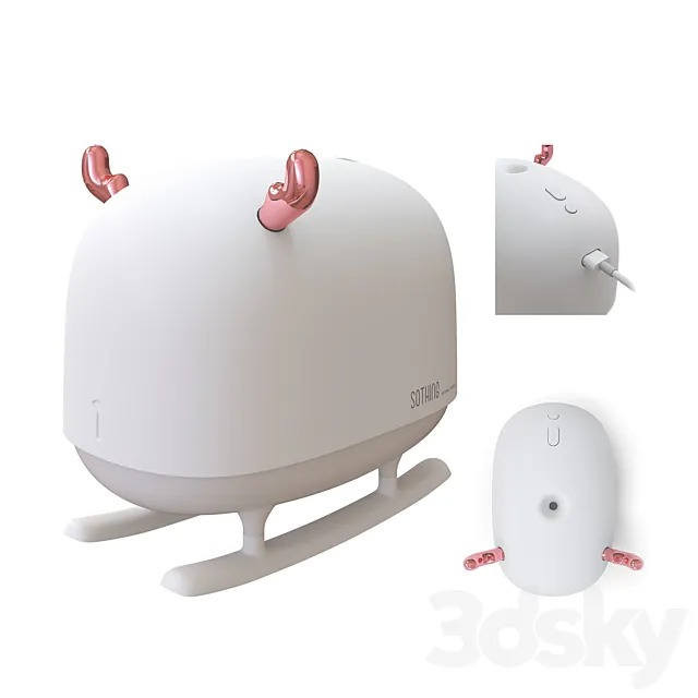 Xiaomi Miija Humidifier 3D Model