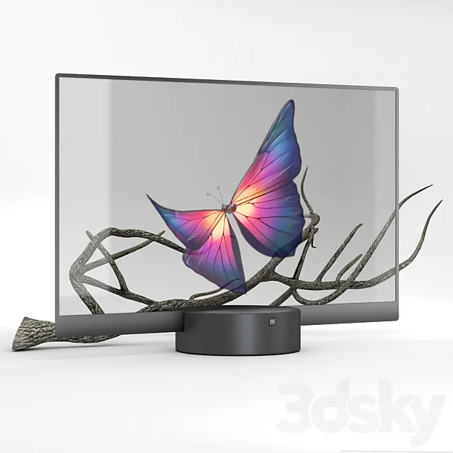 Xiaomi TV Lux Transparent Edition 55 ” 3DModel