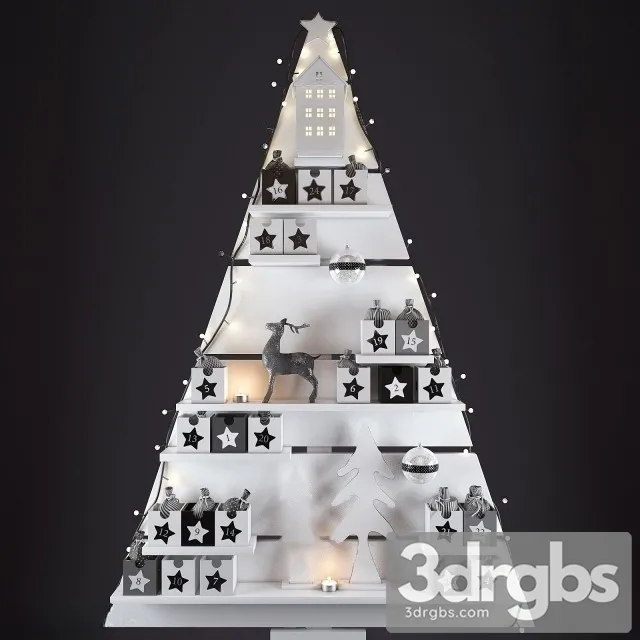 Xmas Wall Decor 3D Model Download Xmas Wall Decor 3D Model Download