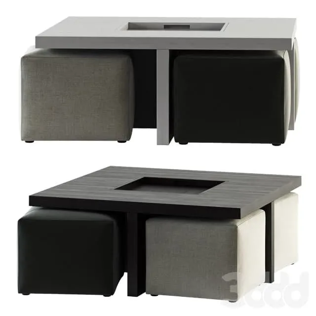 XVL CUBA table 3D Model