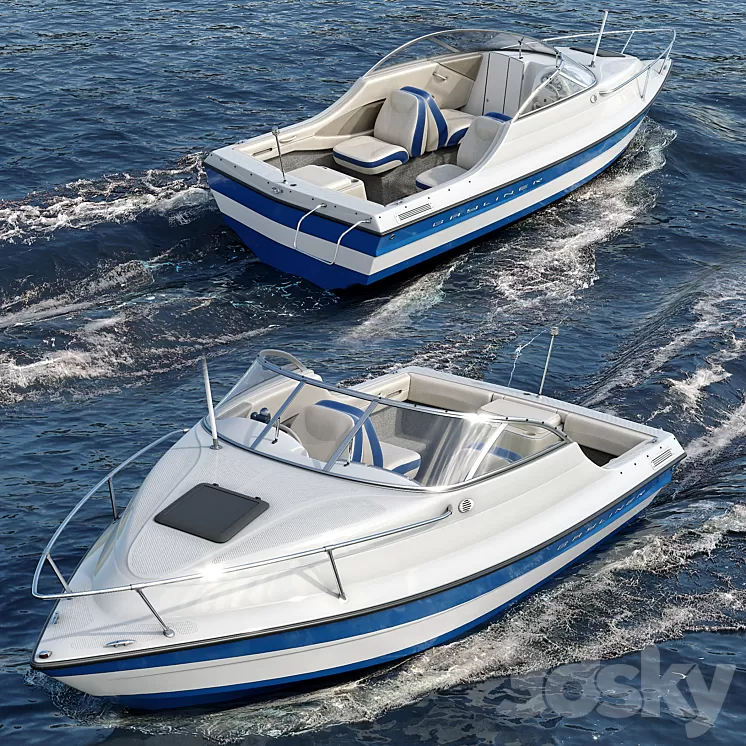 Yacht. Boat. bayliner 3D Model Free Download