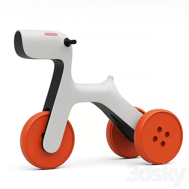 YAMADesign balance bike 3D Model Free Download