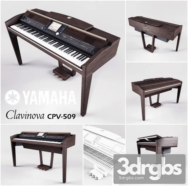 Yamaha Clavinova 3D Model Download