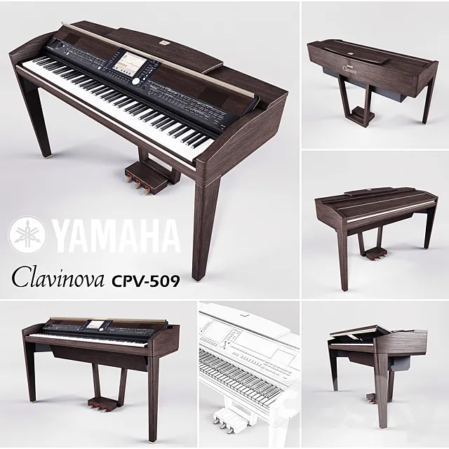 Yamaha Clavinova CPV-509 3DModel