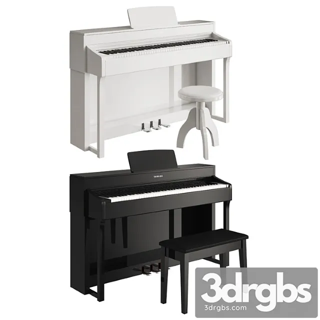 Yamaha clp-635 3D Model Download