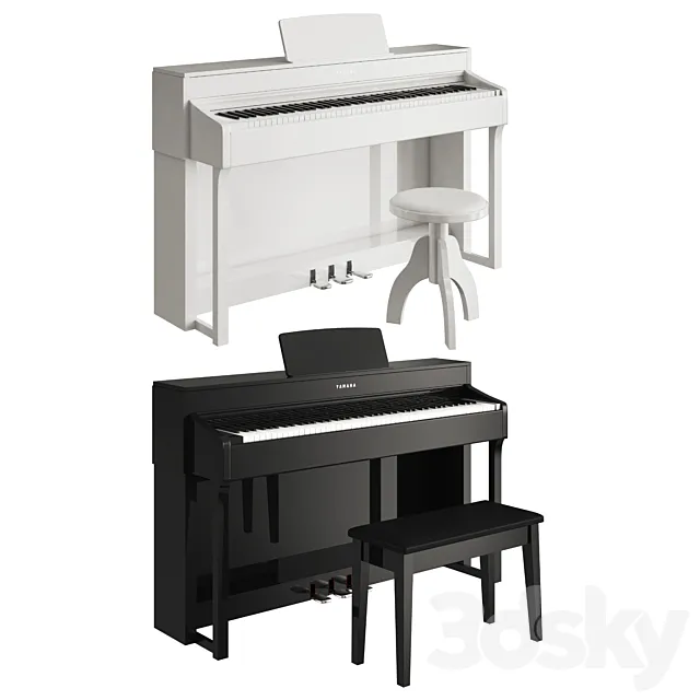 Yamaha CLP-635 3D Model