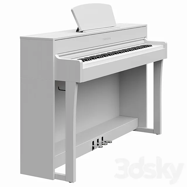 Yamaha CLP-635 WH 3DModel
