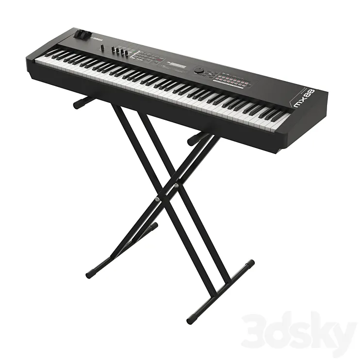 YAMAHA MX 88 3D Model Free Download