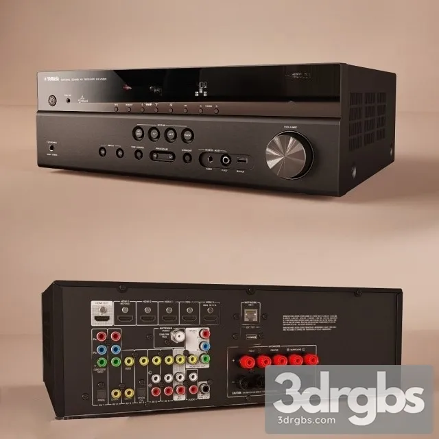 Yamaha RX V500D 3D Model Download