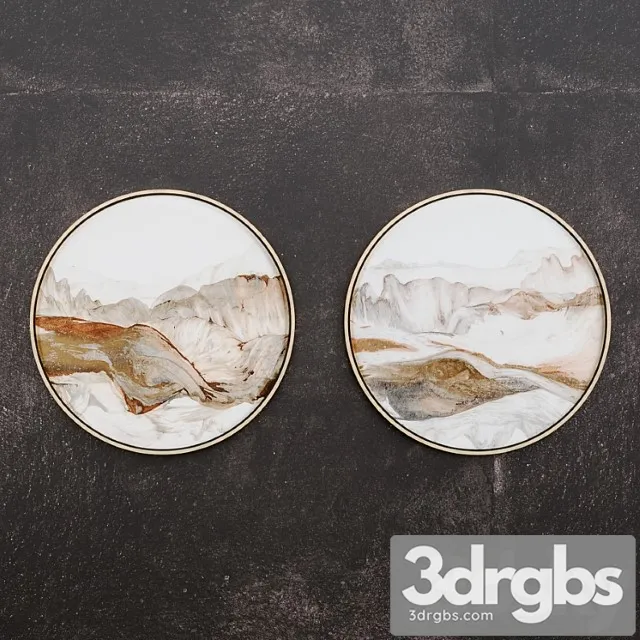 Yang Dongping Circle Earth I and Circle Earth II John Richard Collection 3D Model Download