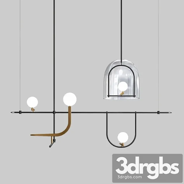 Yanzi pendant lamp 3D Model Download