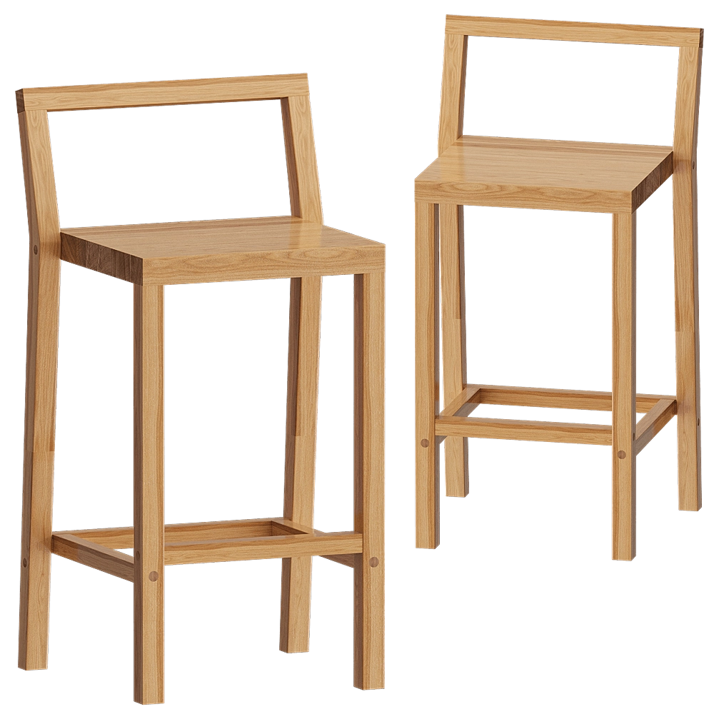 Yaratam Design – Bar chair Ibrahim 3D Model Yaratam Design – Bar chair Ibrahim 3D Model