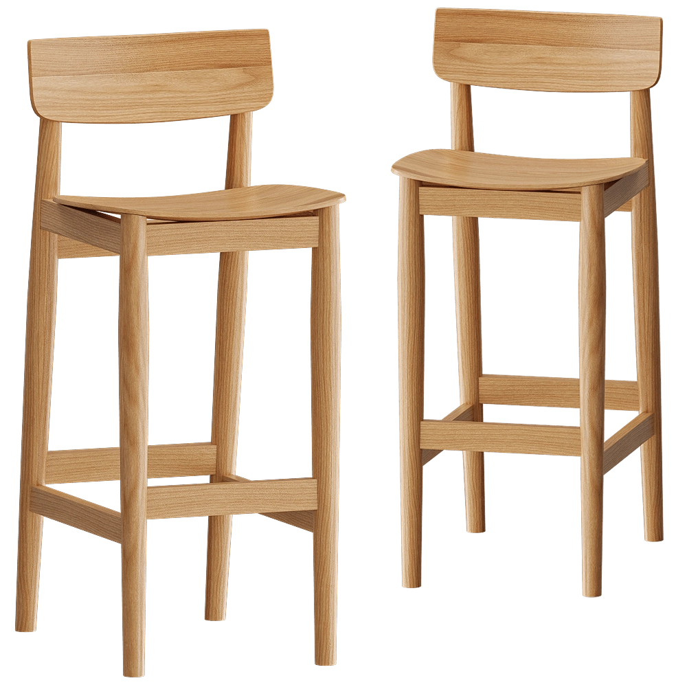 Yaratam Design – Bar stool Abiy 3D Model Yaratam Design – Bar stool Abiy 3D Model