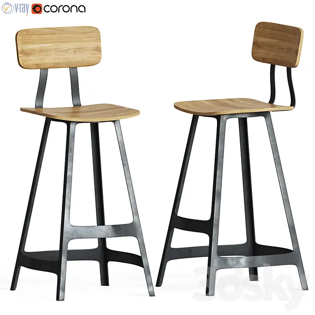 Yardbird stool – Sean dix 3DModel