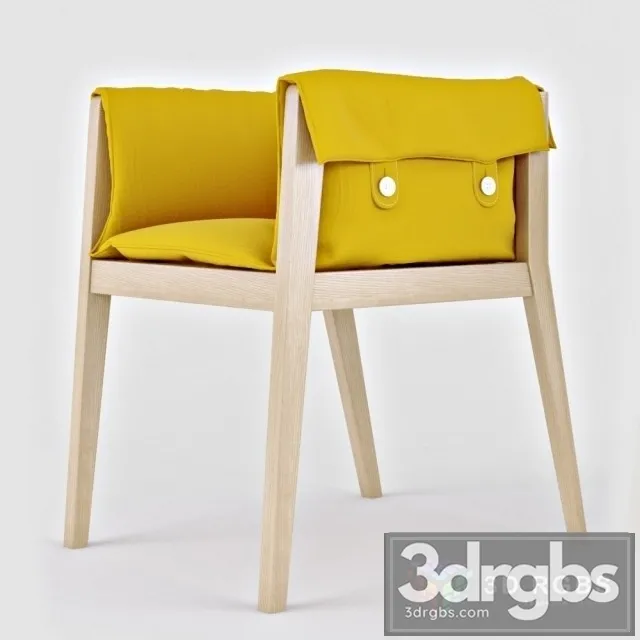 Yellow Armchair 3D Model Download Yellow Armchair 3D Model Download