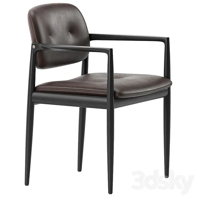 Yoko Dining Chair Minotti 3D Model Yoko Dining Chair Minotti 3D Model