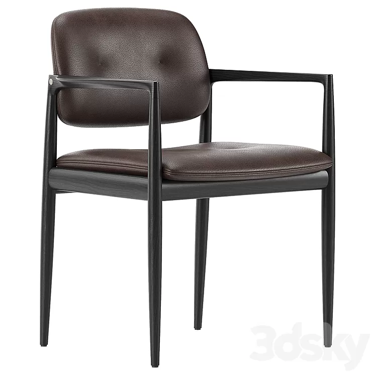Yoko Dining Chair \/ Minotti 3D Model Free Download