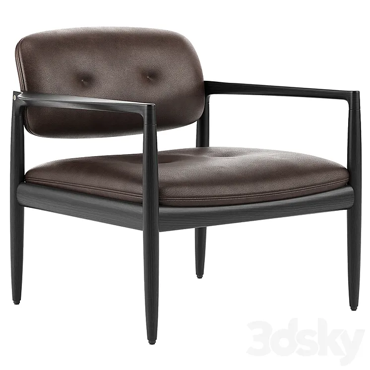 Yoko Easy Chair \/ Minotti 3D Model Free Download