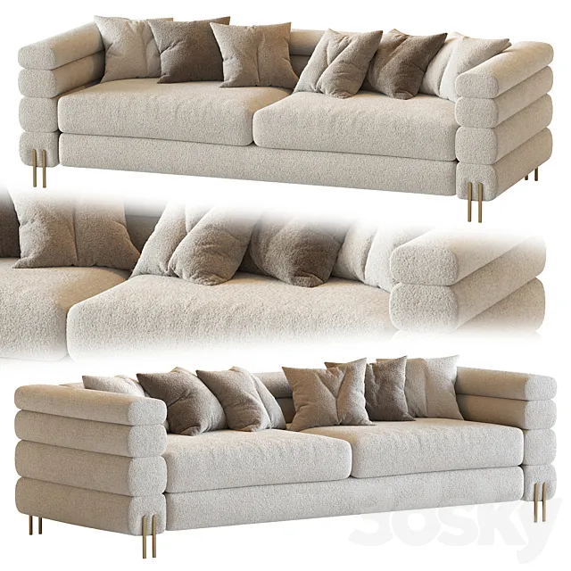 York sofa 3D Model York sofa 3D Model