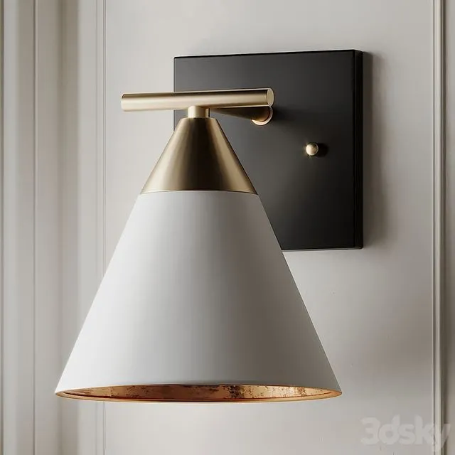 YOUNG HOUSE LOVE CLAD CONE BATH SCONCE 3D Model YOUNG HOUSE LOVE CLAD CONE BATH SCONCE 3D Model