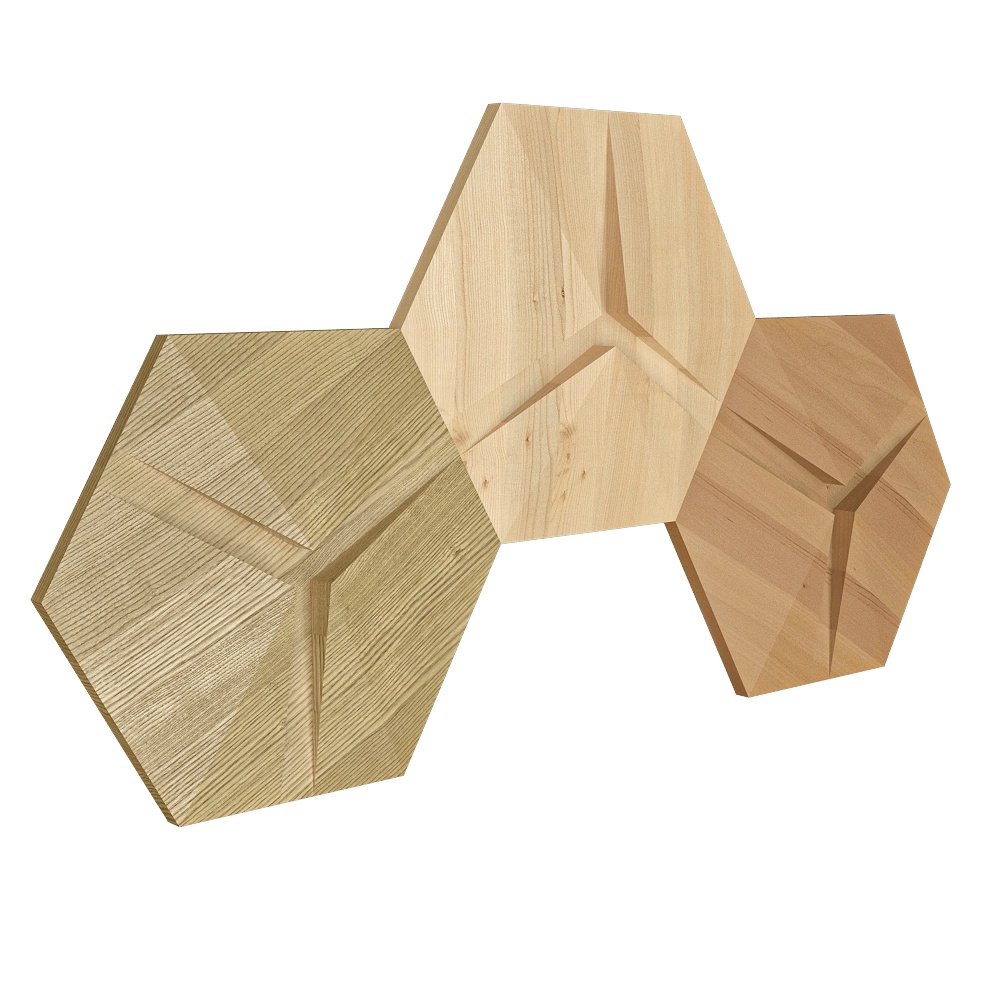 YourFoRest – 3D panel Optics Hexagon S 3D Model YourFoRest – 3D panel Optics Hexagon S 3D Model