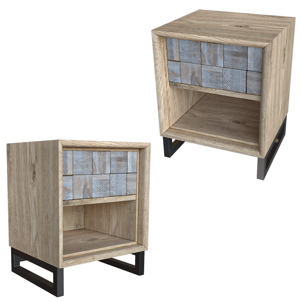 YourFoRest – Bedside table Patina 3D Model YourFoRest – Bedside table Patina 3D Model