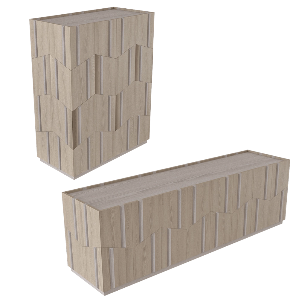 YourFoRest – Sideboard & chest of drawers Oblique 3D Model YourFoRest – Sideboard & chest of drawers Oblique 3D Model